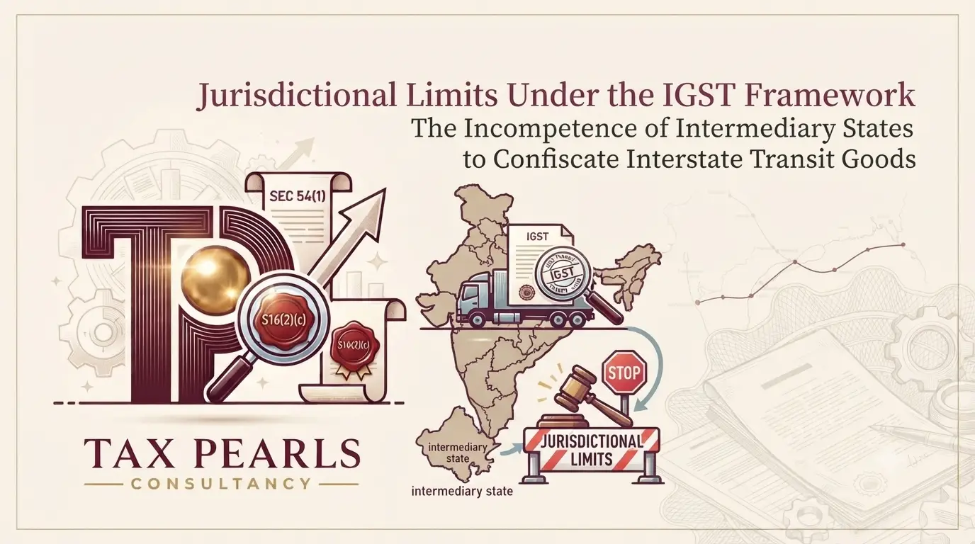 Jurisdictional Limits Under the IGST Framework: The Incompetence of Intermediary States to Confiscate Interstate Transit Goods